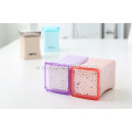 Elegant Square Purple Plastic Toothpick Holders